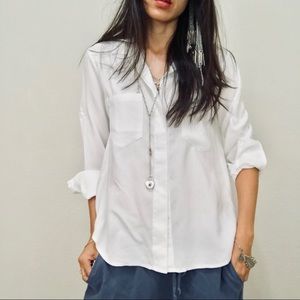 anthropologie cloth&stone, button down
